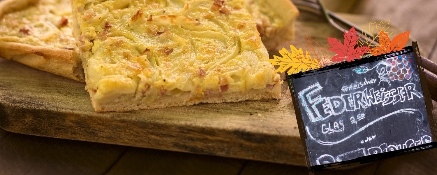 Almanya'da Zwiebelkuchen ve Federweiser