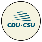 Almanya seçimleri CDU ve CSU logosu